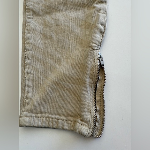 Banana Republic-Heritage-Khaki Tan-Zebra-Zipper Detail-Skinny-Pant-Safari-28 - Picture 11 of 15